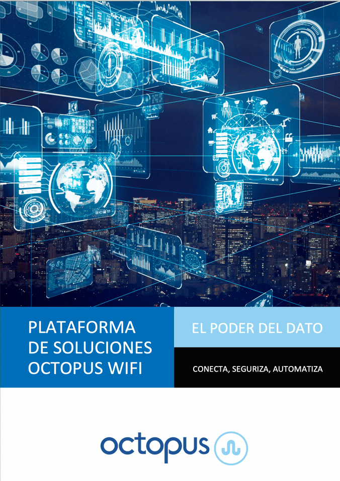 Copertina della brochure Piattaforma di soluzioni Octopus Wifi